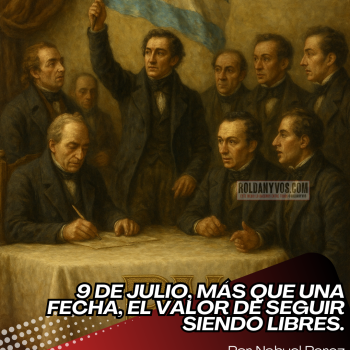 9 de Julio, Más que una fecha: el valor de Seguir siendo Libres, por Nahuel Perez